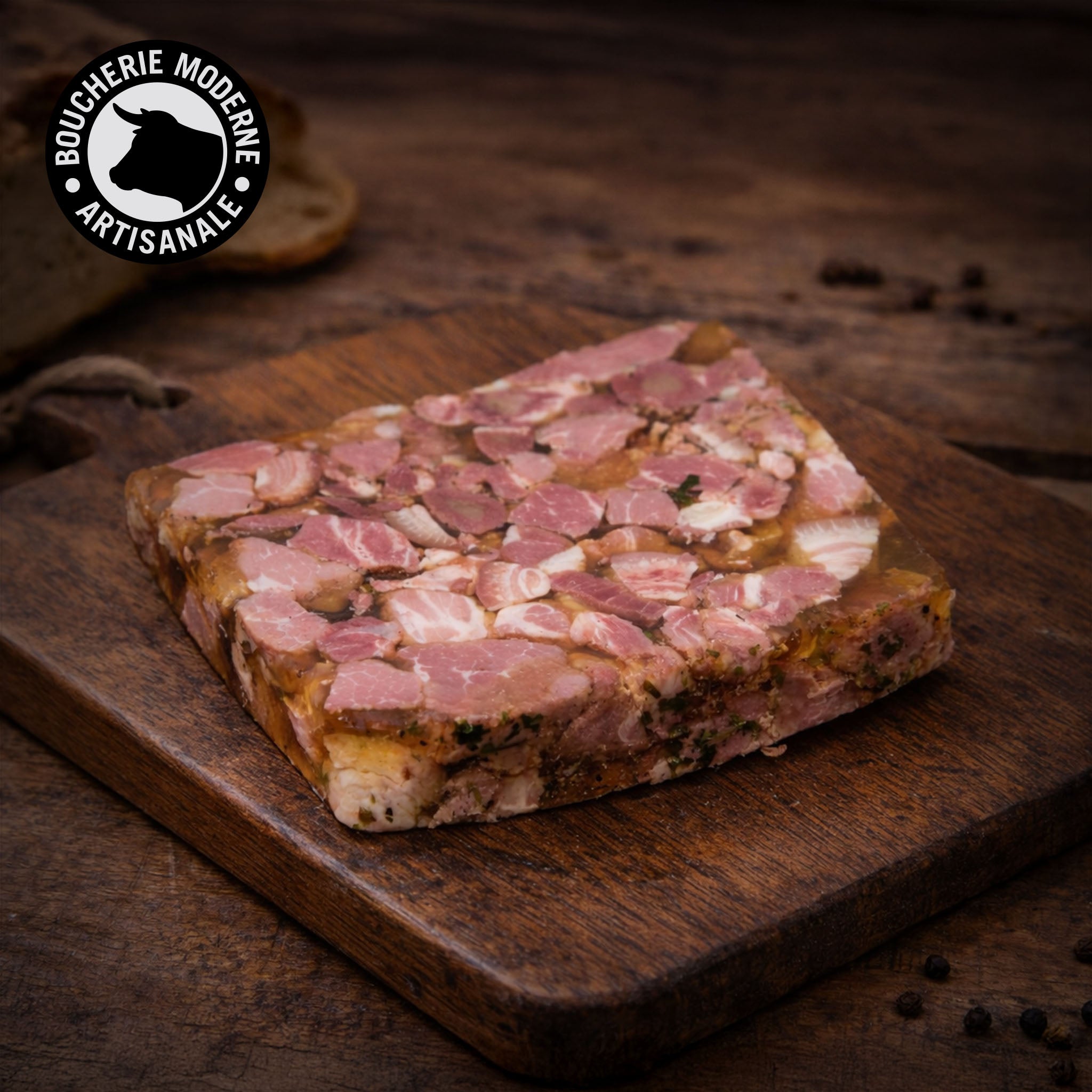 Boucherie Moderne CHARCUT' Pâté de tête charcuterie 250g porc