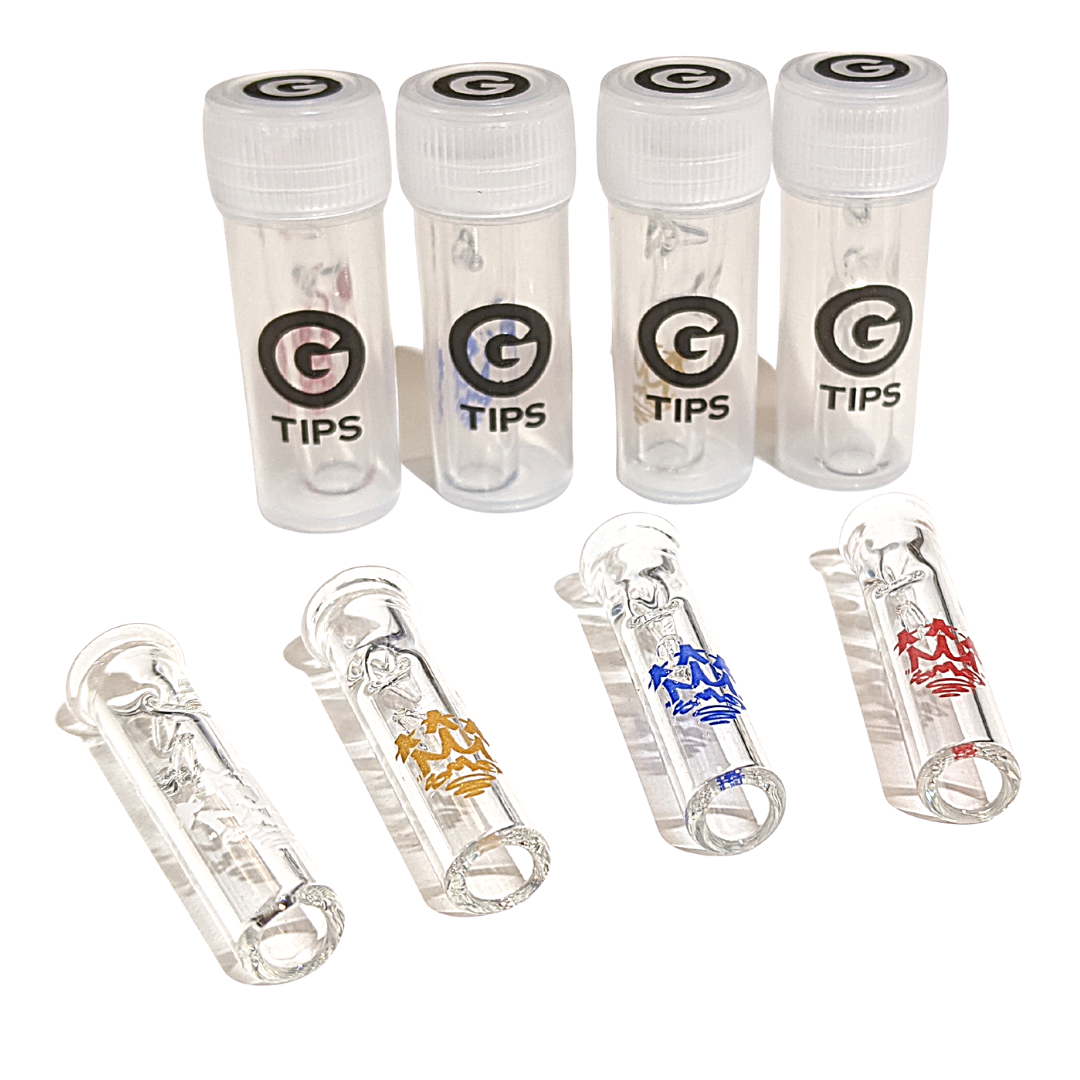 G Tips SMO Colourway embouts verre tête ronde 34 mm