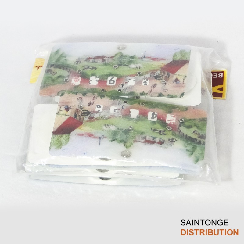 Saintonge Consommables Rubis Étiquettes Neutres 7x10,5 cm pique