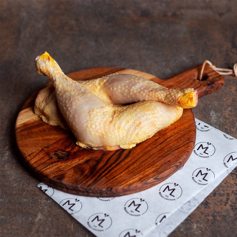 Maison Lascours Volailles Cuisse de Poulet Jaune 2 x 250g plein air