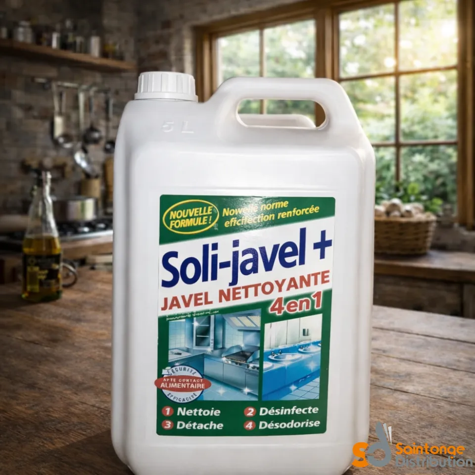 Saintonge Hygiène Soli-Javel 4 en 1 5 L Désinfectante