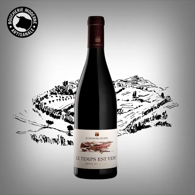 Boucherie Moderne Le Temps est venu vin rouge 75cl fruité