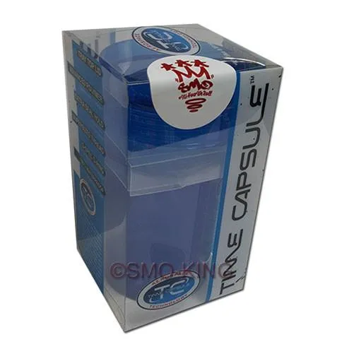 Time Capsule grand pot hermetique bleu etanche anti-odeur