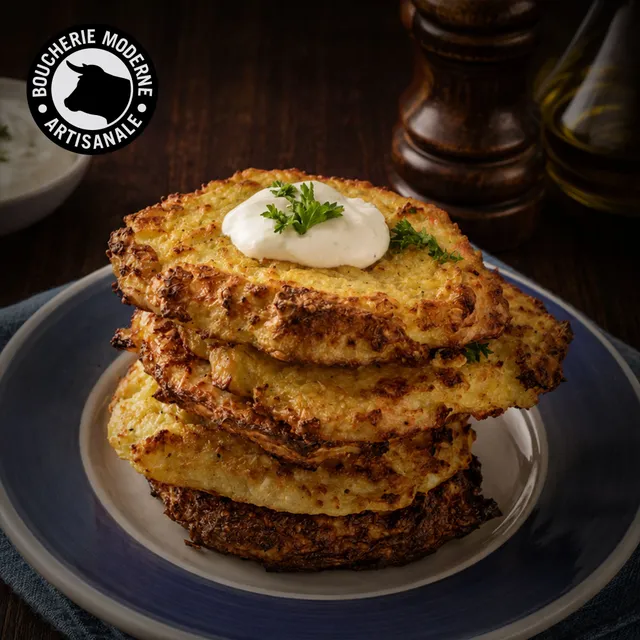 Boucherie Moderne ÉPICERIE Pommes Paillassons galettes 600 g