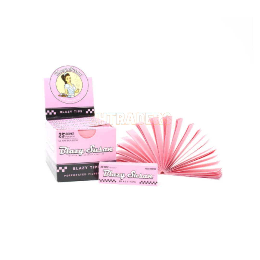 Smo King Blazy Susan filtre à rouler rose perforé