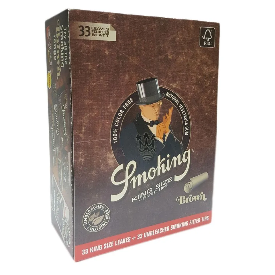 Smoking Brown Connoisseur feuille à rouler king slim x24
