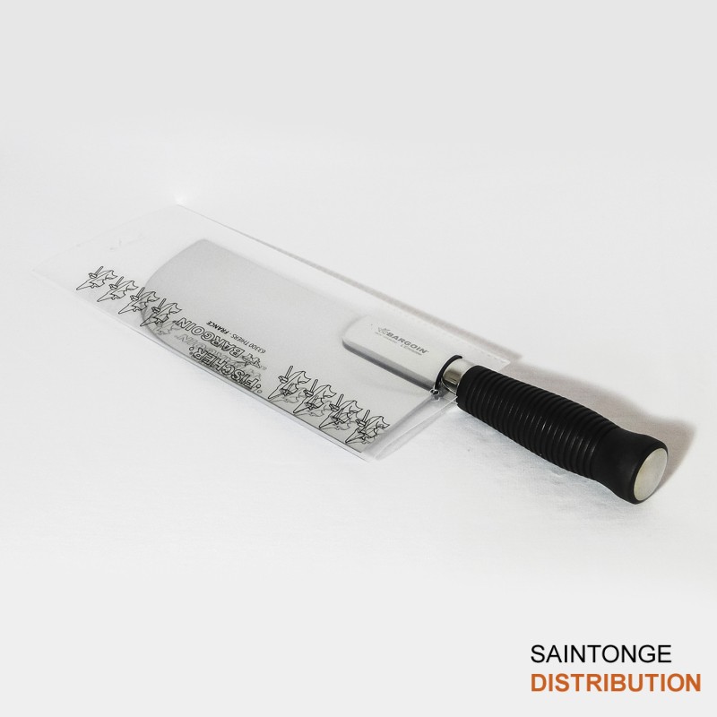 Feuille inox renforcée 24 dos plat couperet 750 g