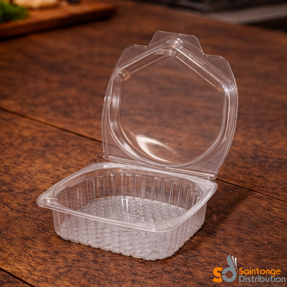 Saintonge Emballages Boîte Cristal Barquette 1 Coquille