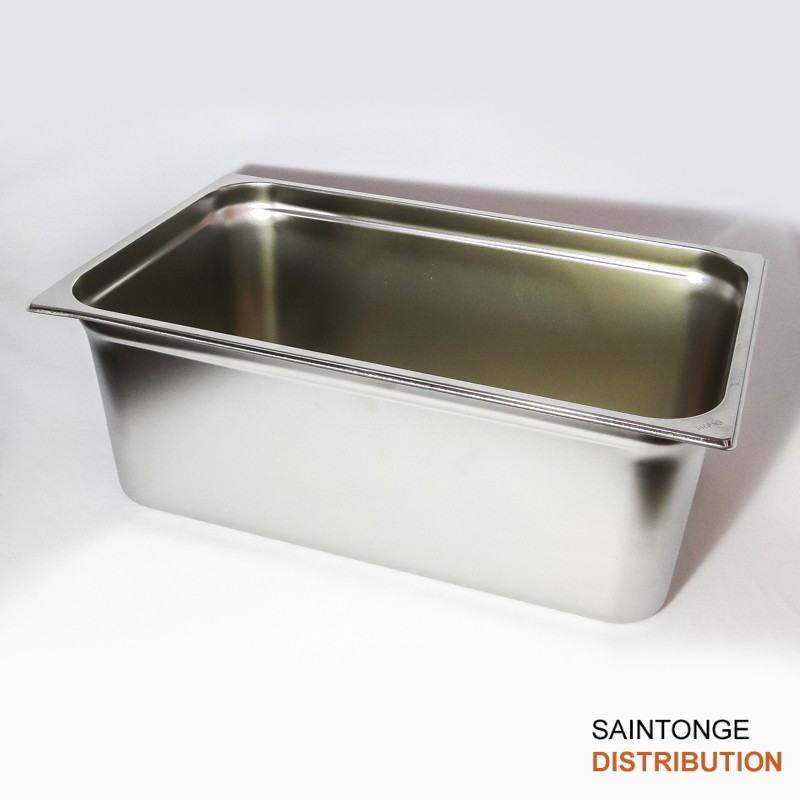 Saintonge Matériel bac gastro GN1/1 inox 27 L 200 mm