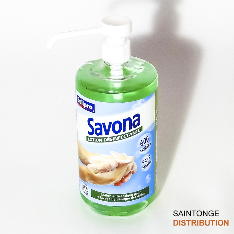 Saintonge Distribution Savona lotion désinfectante mains 1 L