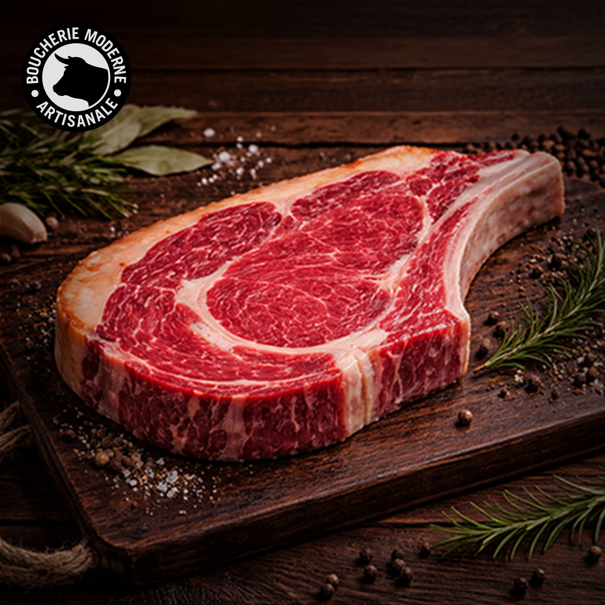 Boucherie Moderne BŒUF Entrecôte Galice Maturée viande 600g persillée