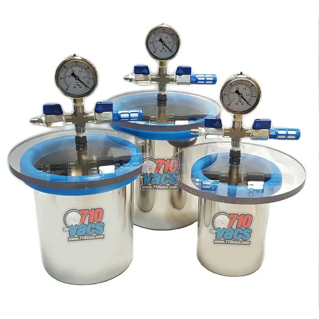 710Vacs KLEAR VAC chambre à vide acier 5L