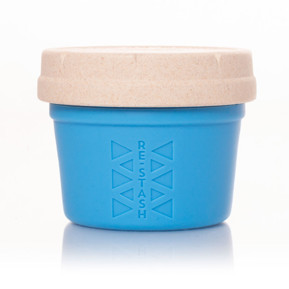 Smo King Storage & Bumpboxx pot verre Cookies 4oz bleu RE:Stash