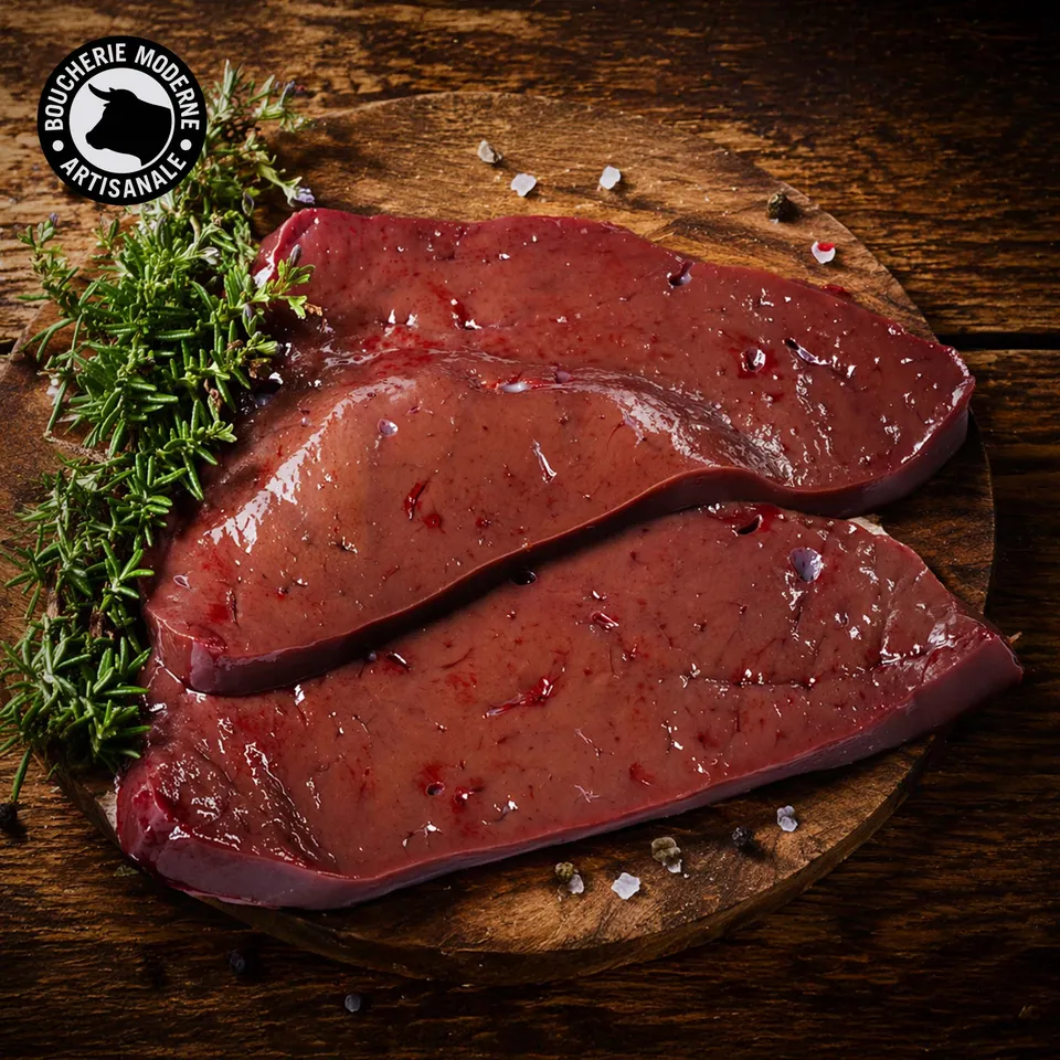 Boucherie Moderne VEAU Foie de veau abats 200 g au fer