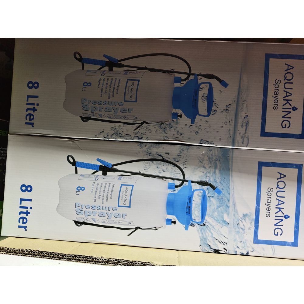 Aquaking Pulvérisateur Pression 8 Litres avec Lance