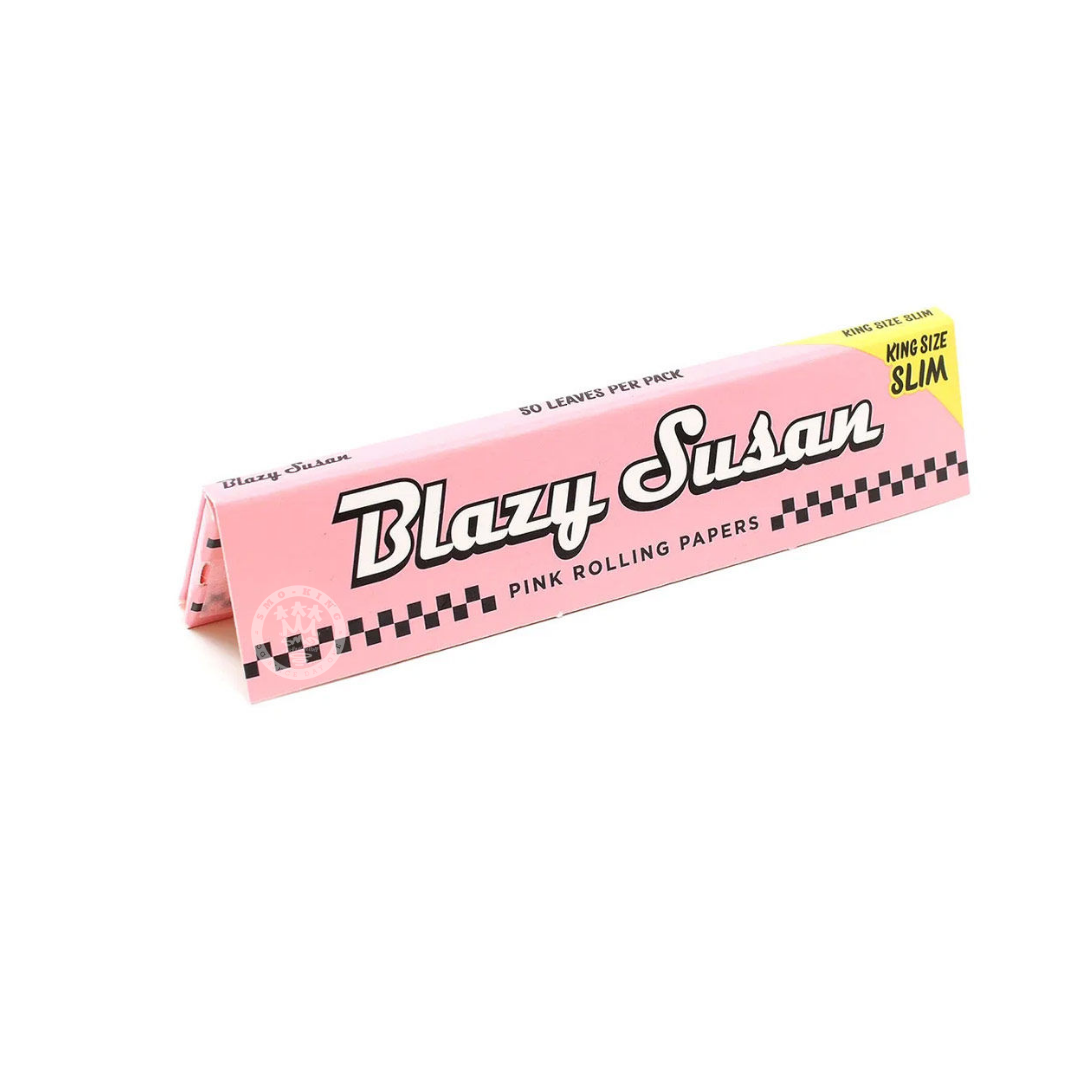 Blazy Susan Pink feuilles à rouler roses vegan