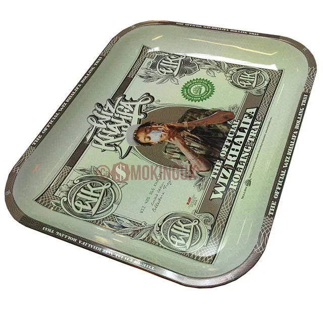 RAW Wiz Khalifa plateau à rouler métal édition limitée grand