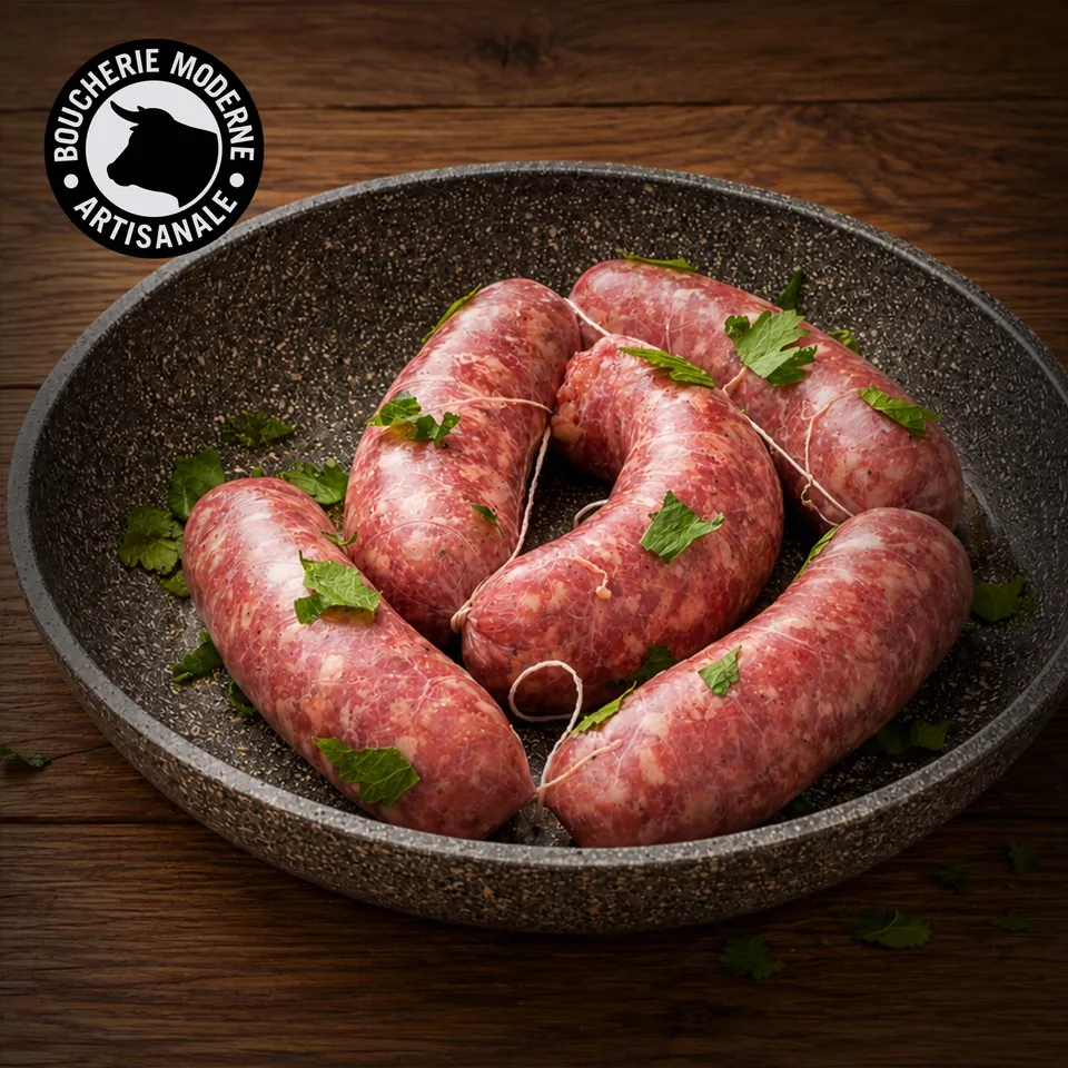 Boucherie Moderne CHARCUT’ Saucisse du jour pur porc 1 pièce