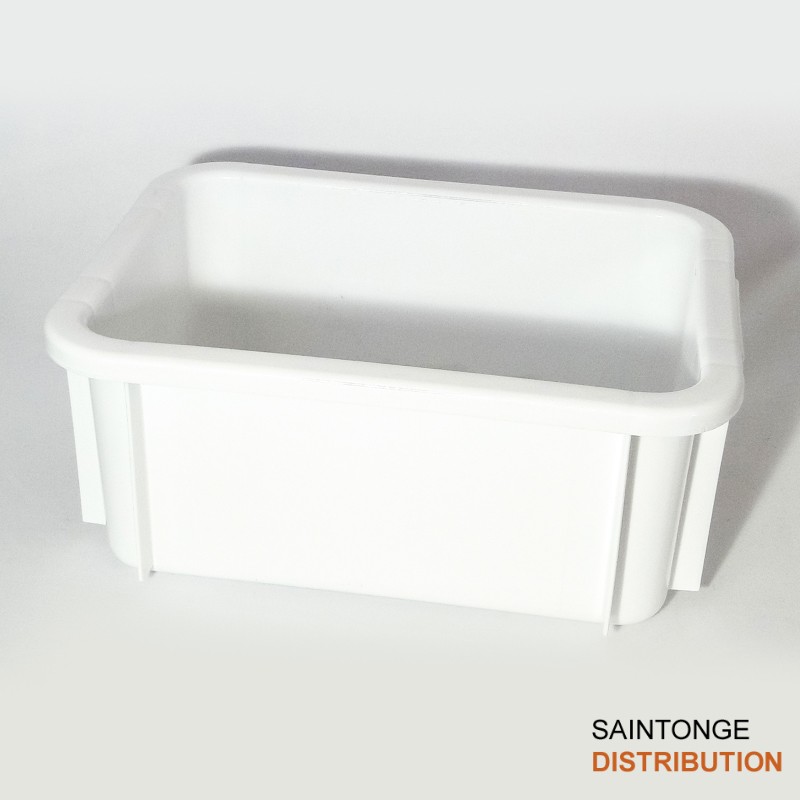 Gilac Bac rectangulaire 12L bac alimentaire blanc 12 L