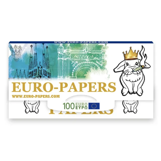 Euro Papers Bunny feuilles à rouler chanvre 10 feuilles