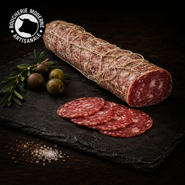 Boucherie Moderne CHARCUT’ Rosette tranchée charcuterie 100g porc