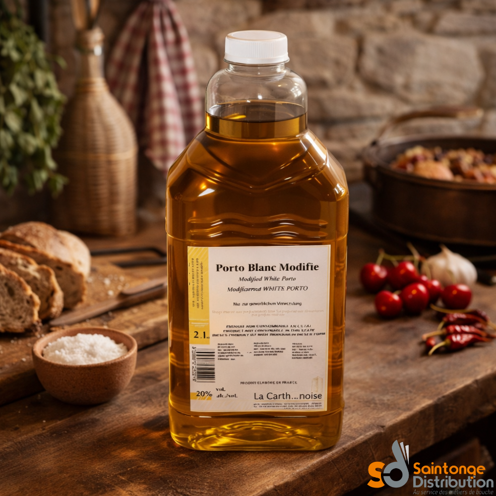 Porto blanc modifié 20% 2 litres charcuterie