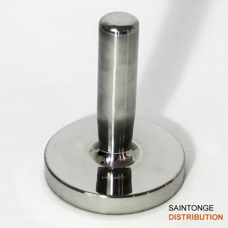 Saintonge Consommables Aplatisseur Viande Inox 2 kg 12x12 cm