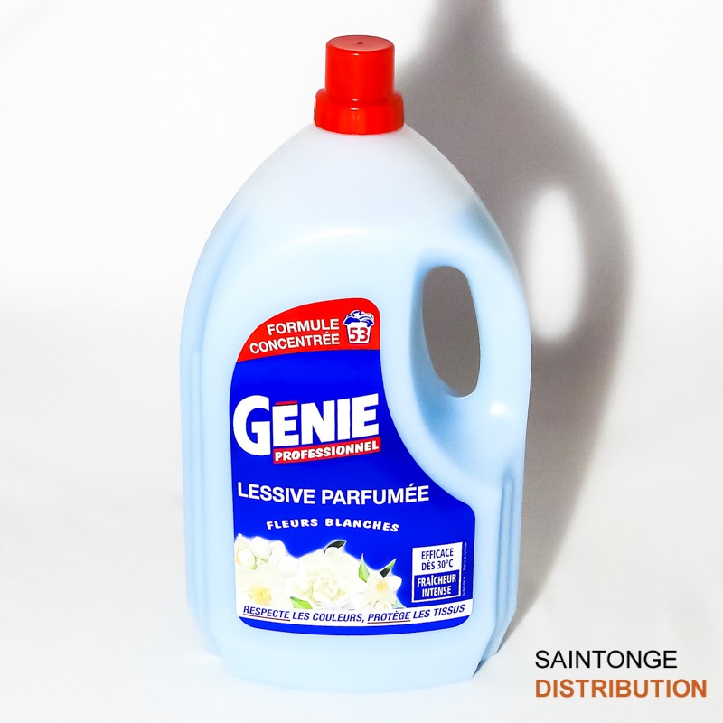 Saintonge Distribution Hygiène Lessive parfumée 4 L fleurs blanches