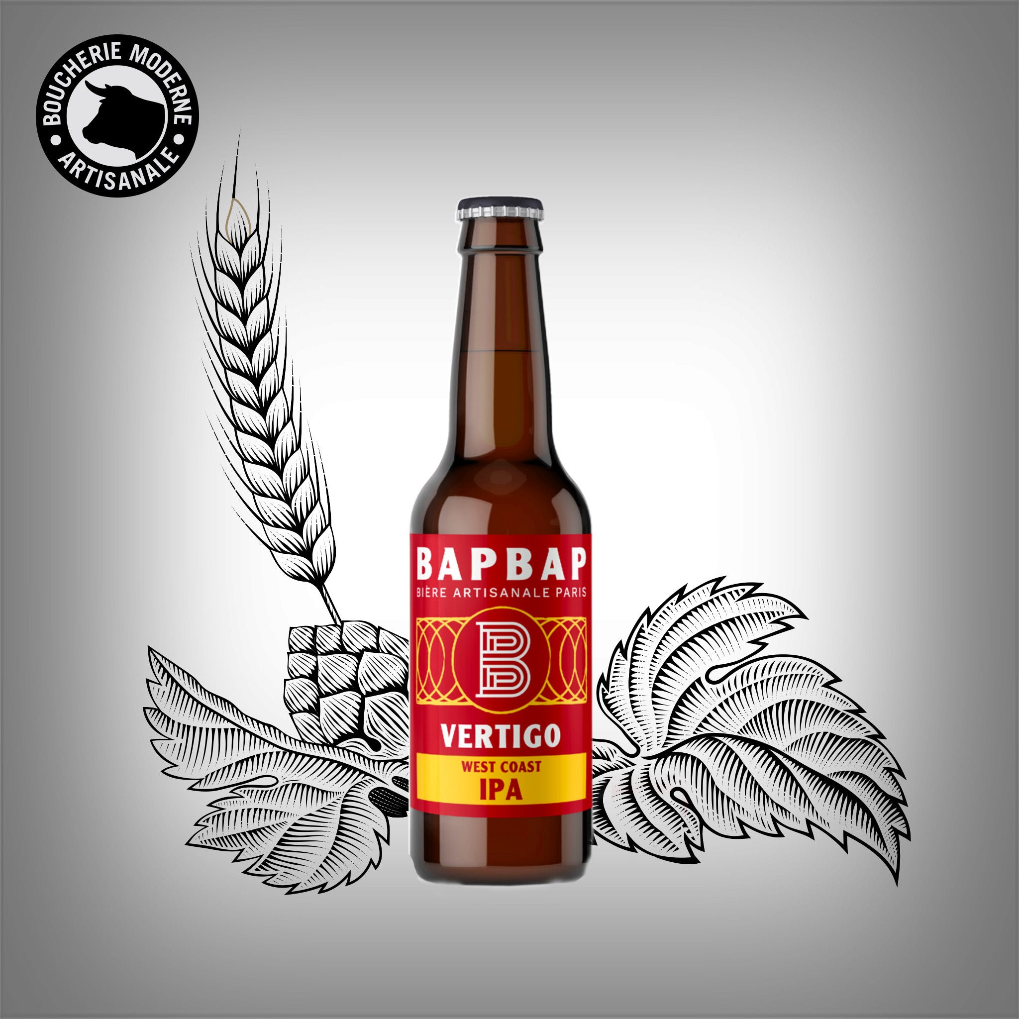 BAPBAP Vertigo Bière IPA caramel 33cl houblon