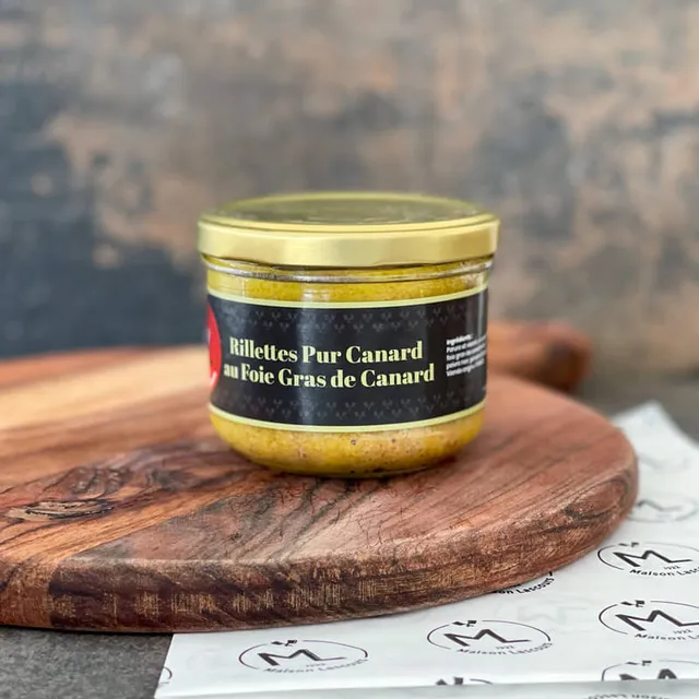 Maison Lascours Saucisses et Charcuteries Rillettes Pur Canard rillettes 200g