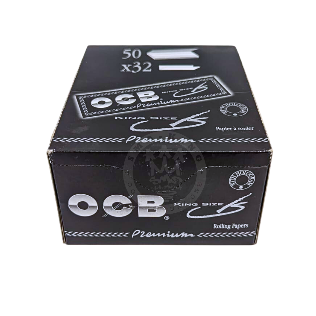 OCB Premium Black King Size feuilles à rouler lin 32