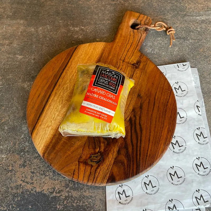 Maison Lascours Foie Gras Canard Entier Mi-Cuit 400g