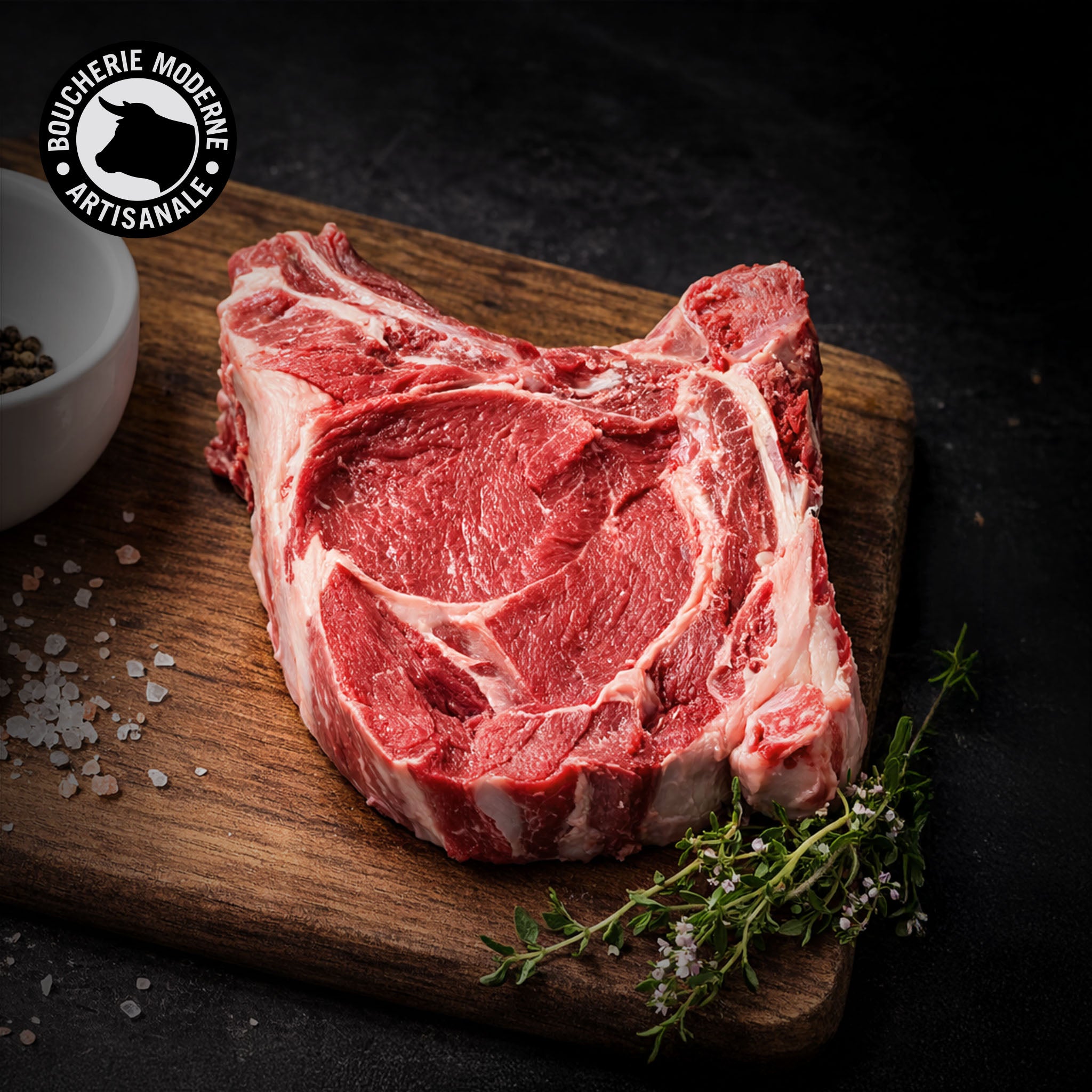 Boucherie Moderne Bœuf Côte de bœuf Charolaise 1,2 kg