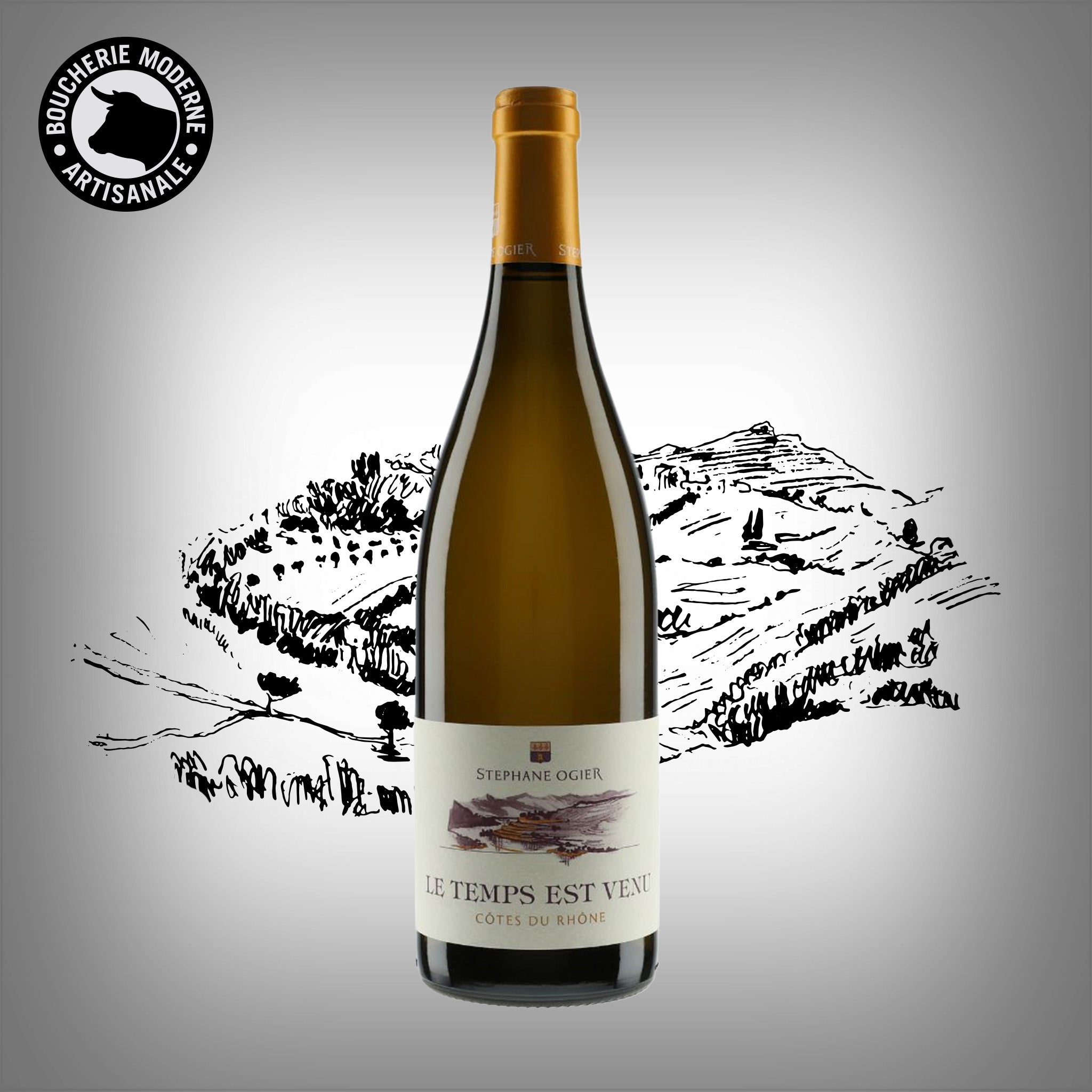 Boucherie Moderne VIN Le Temps est venu vin blanc 75cl rond