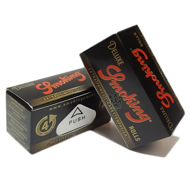 Smoking Deluxe Black Rolls papier à rouler 4m 44mm riz