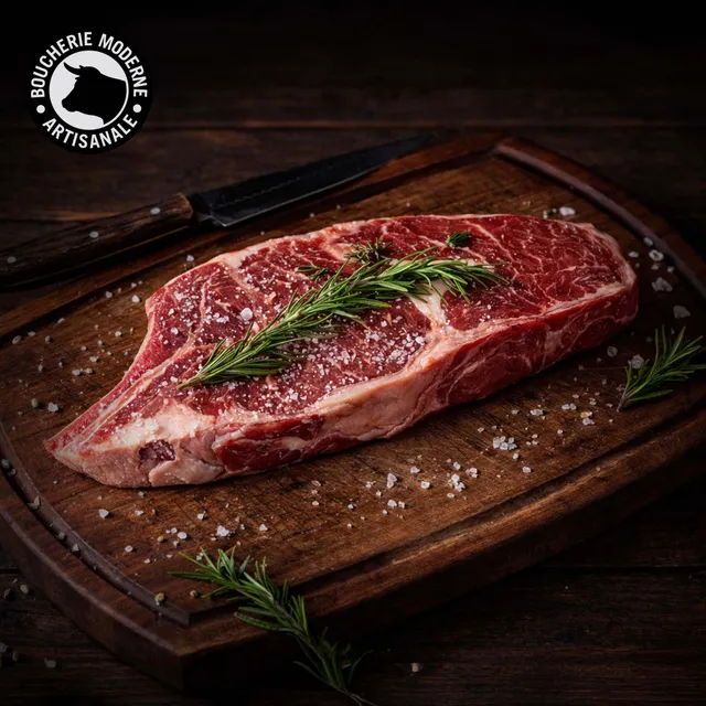 Boucherie Moderne BŒUF côte Pie Noir maturée 1,2kg