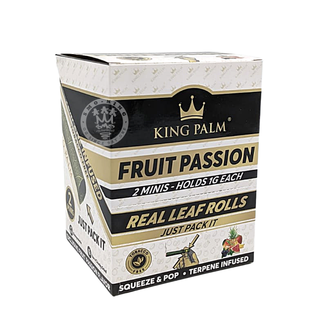 King Palm Mini Fruit Passion wraps palmier 2 pré-roulés