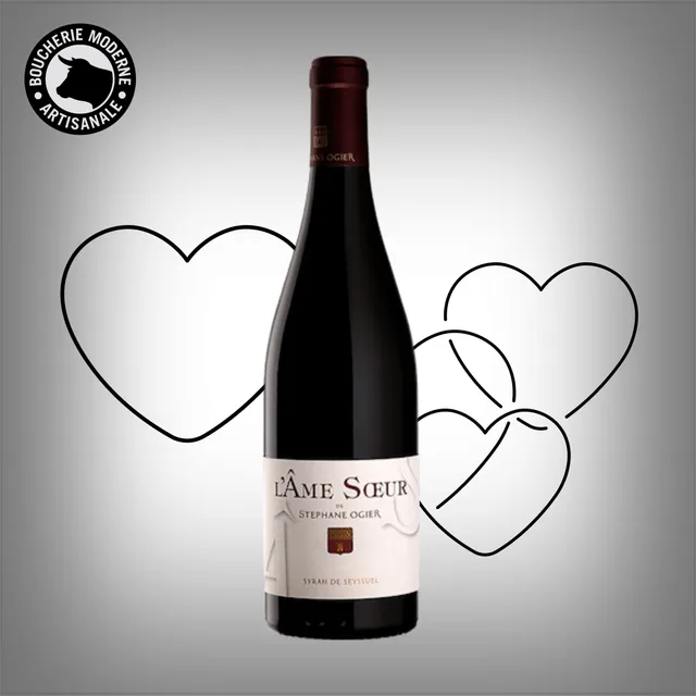 Boucherie Moderne VIN Âme sœur Seyssuel rouge 75cl Syrah