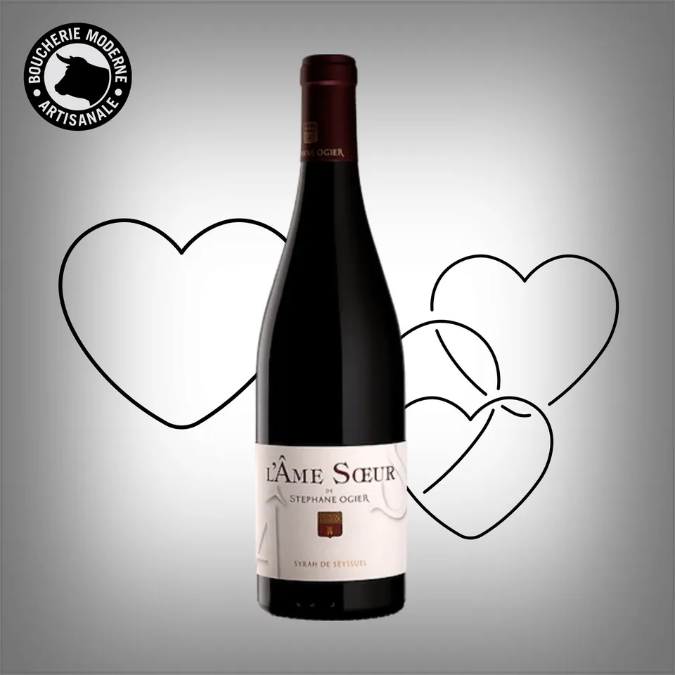 Boucherie Moderne VIN Âme sœur Seyssuel rouge 75cl Syrah