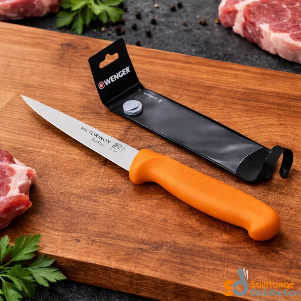 Victorinox Swibo couteau désosser 15 cm orange