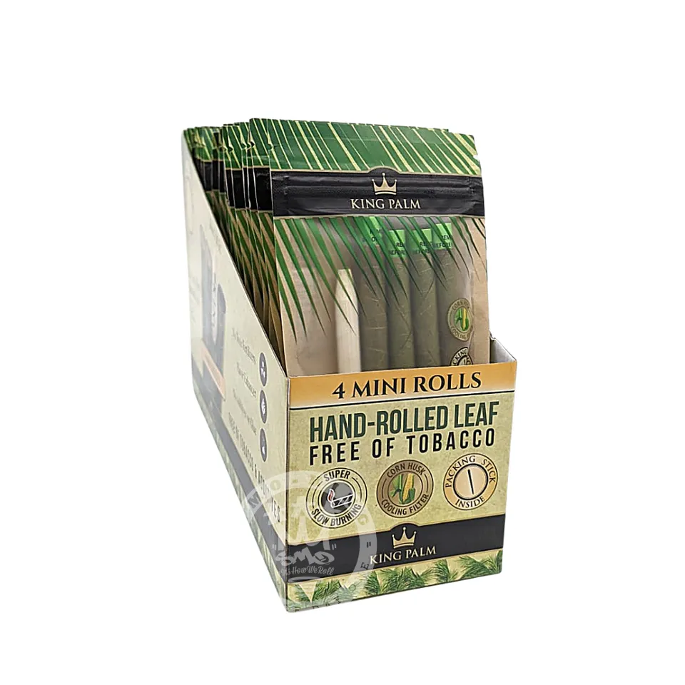 King Palm Mini feuille à rouler palmier 4 pack 0,8g sans tabac