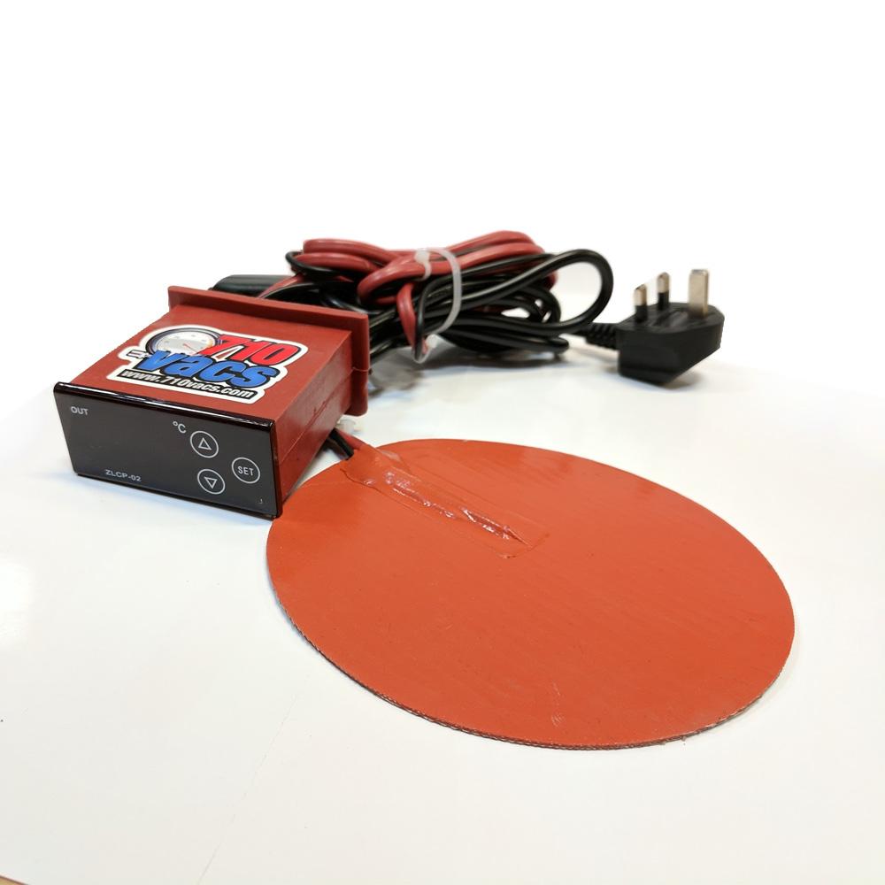 710Vacs 10 pouces tapis chauffant silicone 160W digital