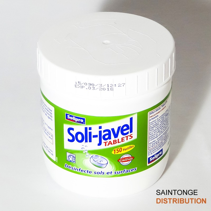 Saintonge Hygiène Soli-javel Tablets 150 pastilles 8 L