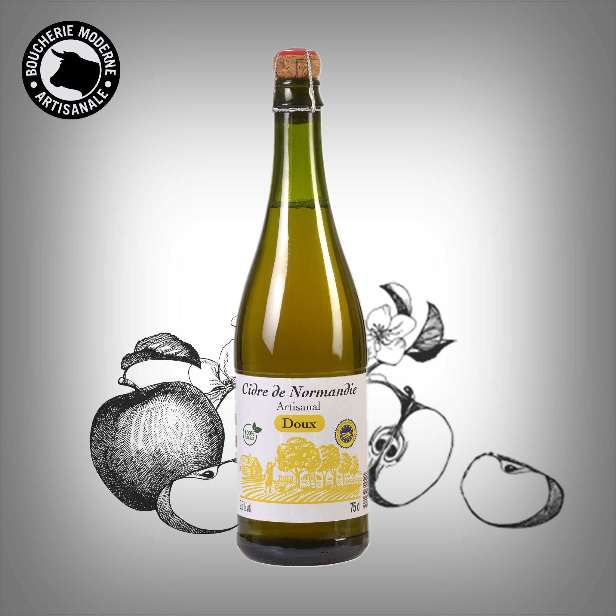 Boucherie Moderne BIÈRES Cidre doux boisson 75cl Normandie
