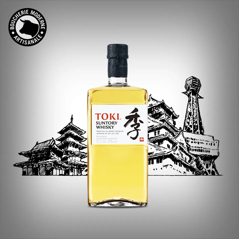 Boucherie Moderne Toki Suntory whisky japonais 70cl blend
