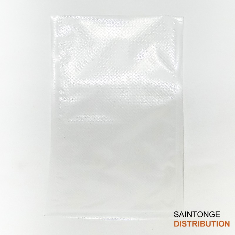 Saintonge Emballages sacs sous-vide gaufrés 150x250 105µ