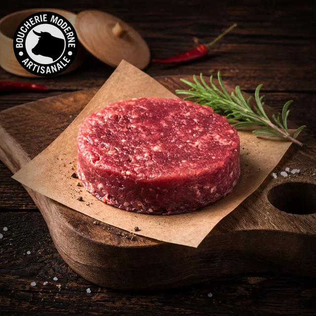 Boucherie Moderne Bœuf Steak haché reconstitué viande 150g français