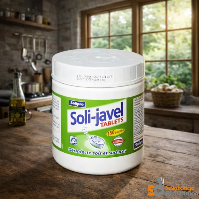 Saintonge Hygiène Soli-javel Tablets 150 pastilles 8 L