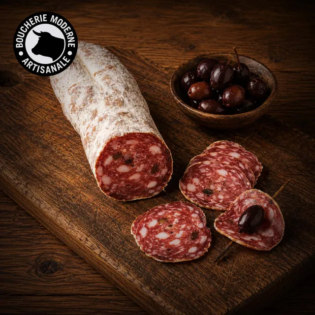 Boucherie Moderne Charcut’ Saucisson Olives saucisson sec 220g