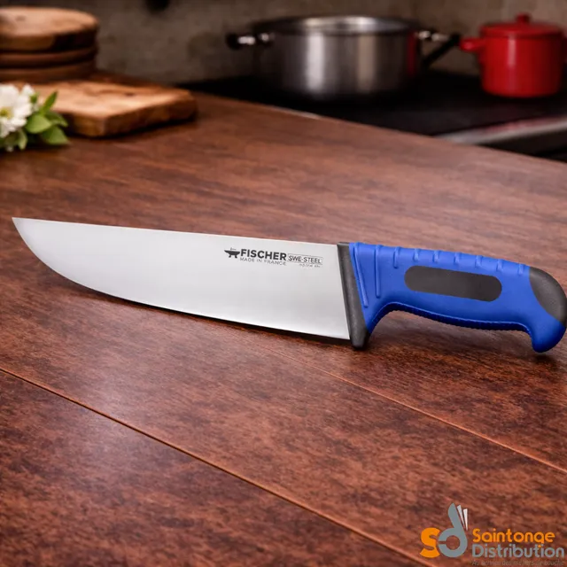 Fischer Bargoin couteau de boucher 25 cm acier suédois